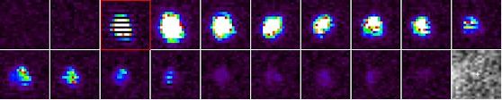These false-color frames extracted from the original black and white video show the explosion from the March 17 meteorite impact on the Moon in progress. At its peak, the flash was as bright as a 4th magnitude star.