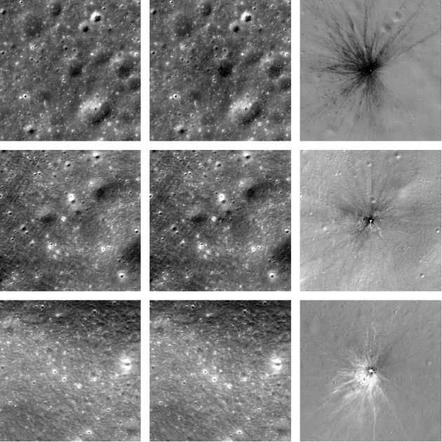 group of moon images
